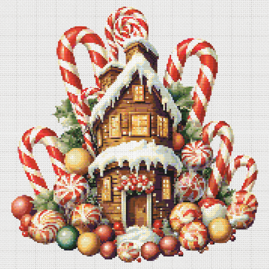 Candy House - Cross Stitch Pattern PDF